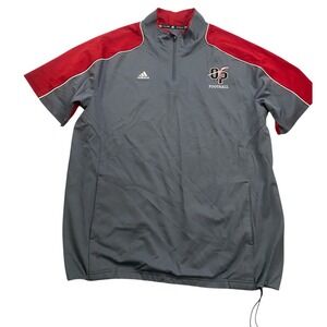 Adidas Men's Sz 2XL OP Football College Team Issued Quarter Zip Shirt Jacket
